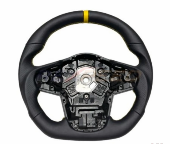 Rexpeed Black Leather Steering Wheel Toyota Supra GR A90 2020-2024