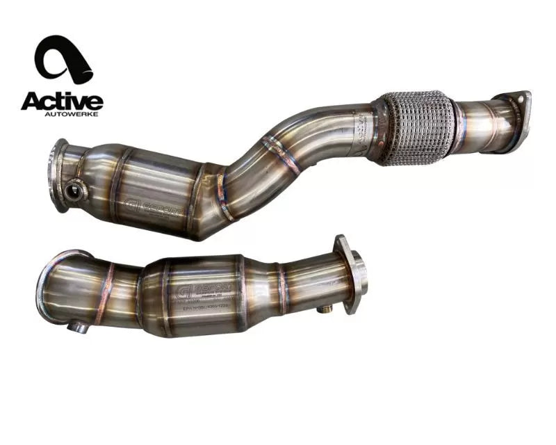 Active Autowerke Downpipes w/ GESI G-Sport Cat BMW M3 | M4 2021+