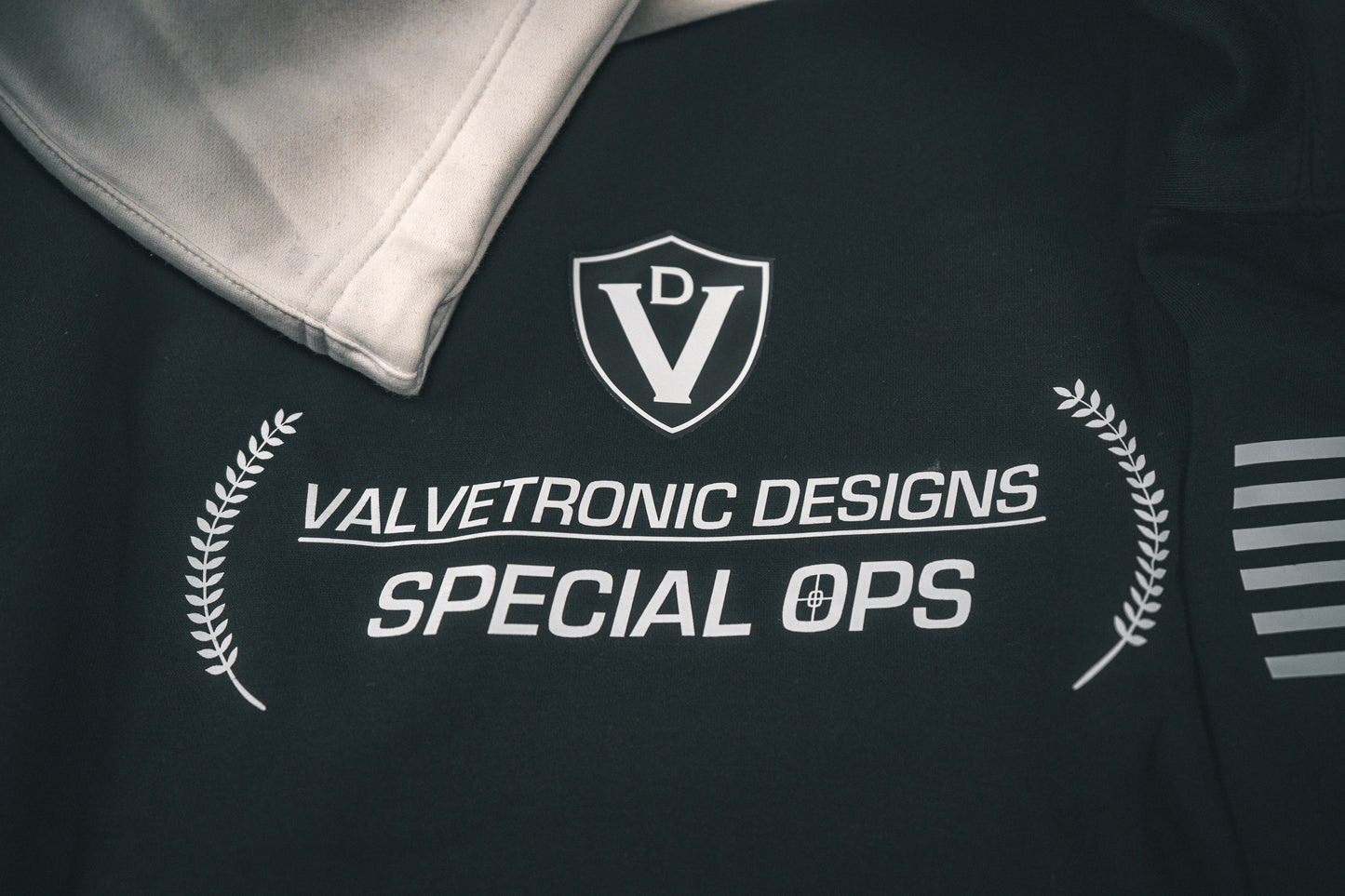 Valvetronic Designs Black & White Hoodie