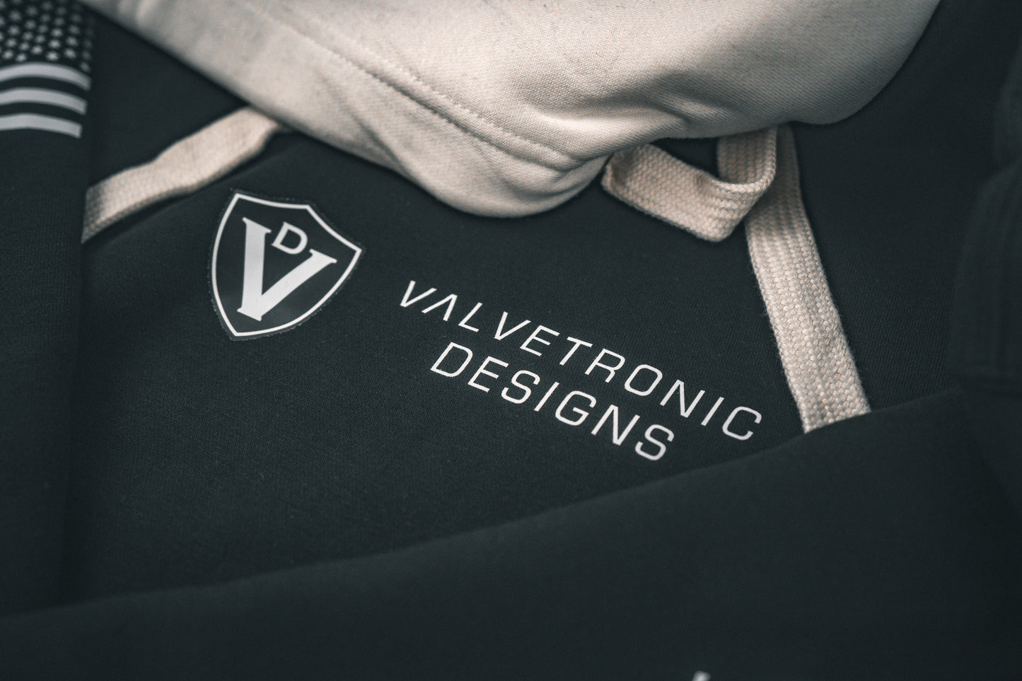 Valvetronic Designs Black & White Hoodie