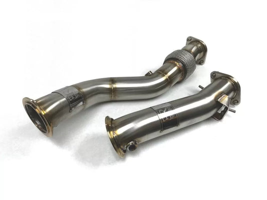 Evolution Racewerks S58 Engine Brushed Finish Race Downpipes BMW M3 | M4 2021+